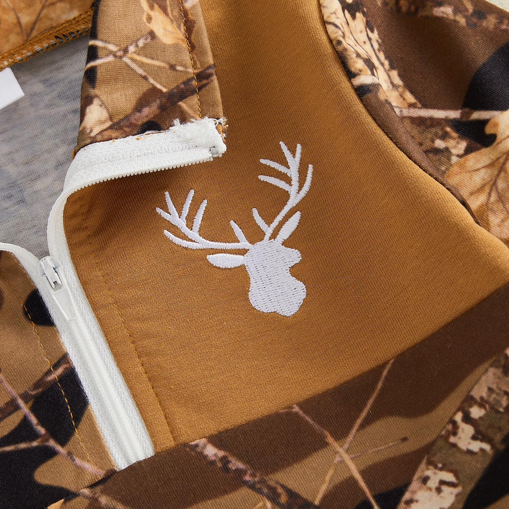 Baby Boy Hunting Outfit Deer Sweatshirt Pants Set