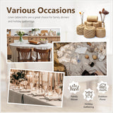 Linen World Linen Tablecloth,100% French Linen Natural Tablecloth 55" x 55" Inch,Washable Square Tab