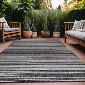 Stripe Outdoor Rug 5x7 Washable Outside Carpet for Indoor Patio Porch Waterproof Easy Cleaning Non S
