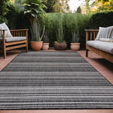 Stripe Outdoor Rug 5x7 Washable Outside Carpet for Indoor Patio Porch Waterproof Easy Cleaning Non S
