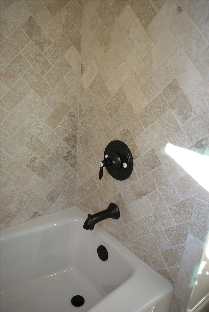 Walnut 3x6 Tumbled Tuscany Travertine Tile Walls Floors Backsplashes