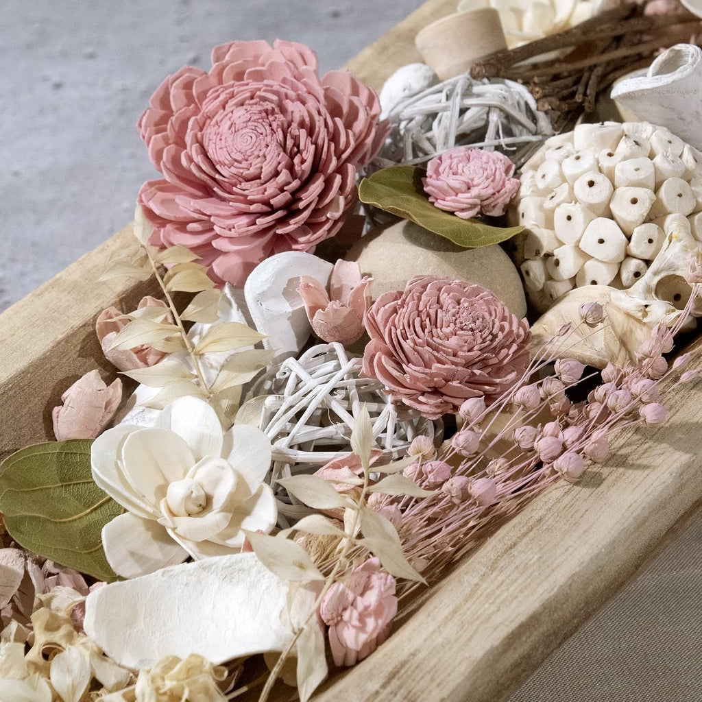 Maison Box Fragrance Potpourri Decorative Vase & Bowl Filler Home Décor (Pink Jasmine)