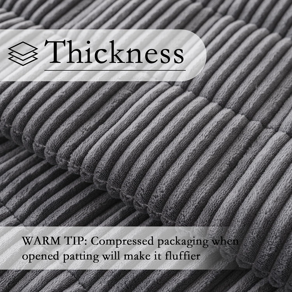 Couch Covers for Dogs, Non-Slip Couch Covers for Sofa, Dark Grey