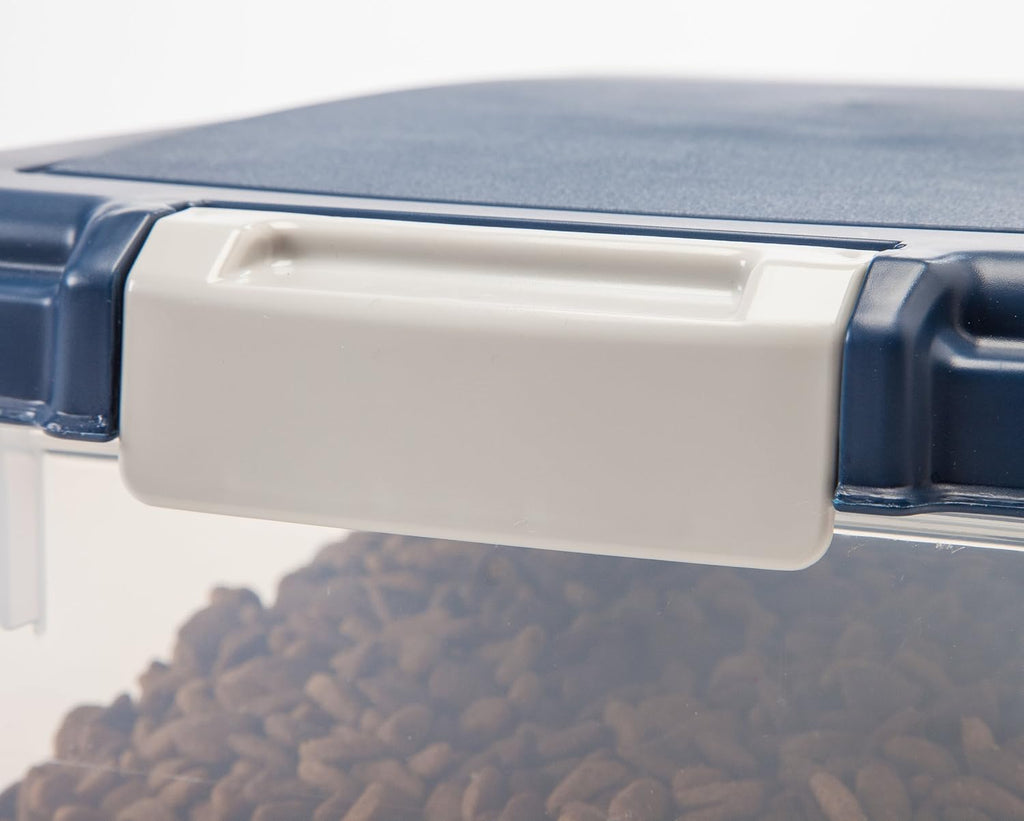 USA Dog Food Storage Container, Up to 11 lbs, Navy, Made in USA