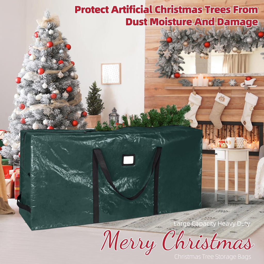 Large Christmas Tree Storage Bag Heavy Duty 9 Ft (Green)