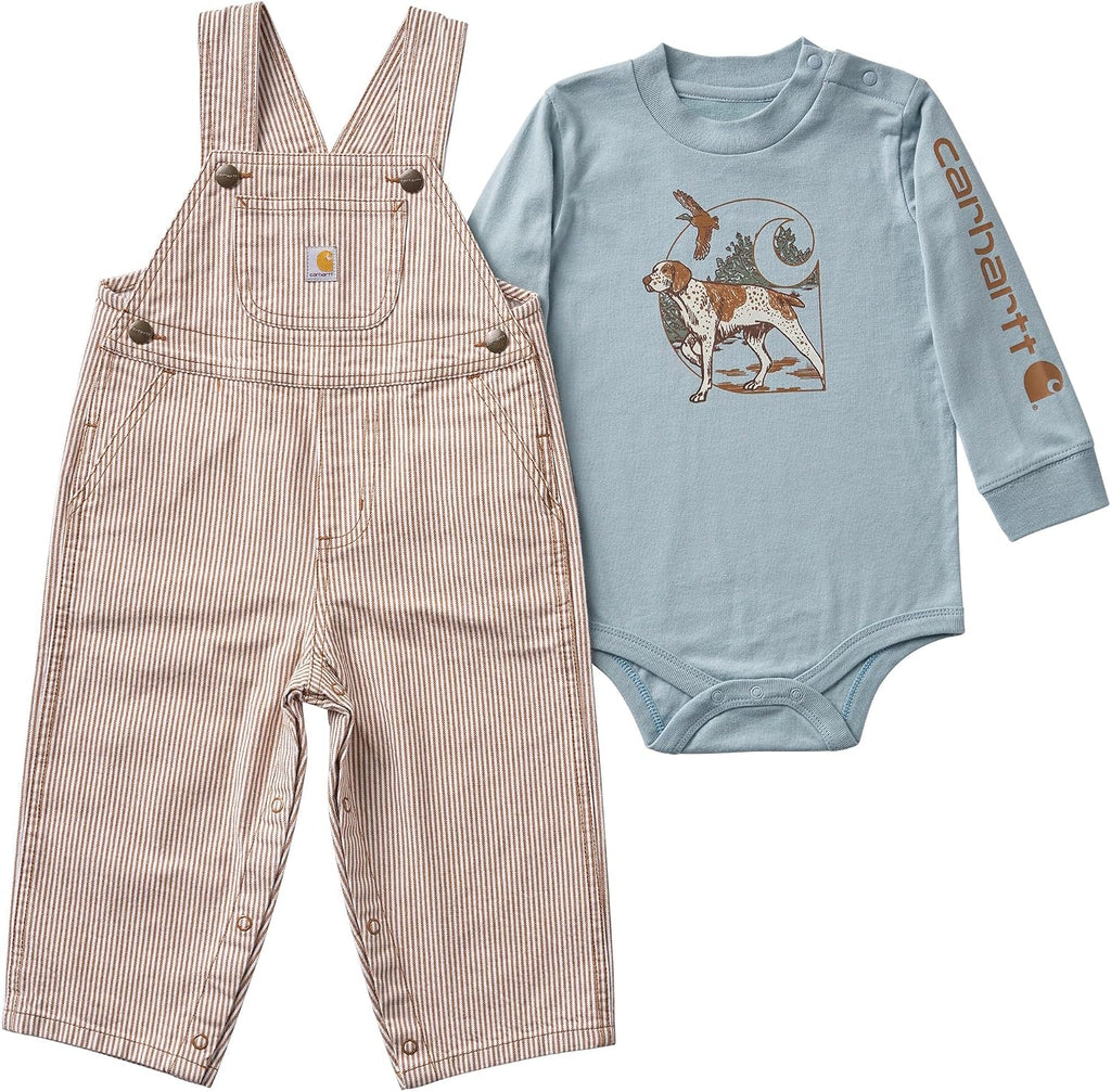 Baby Boys' Bodysuit & Overall Set
