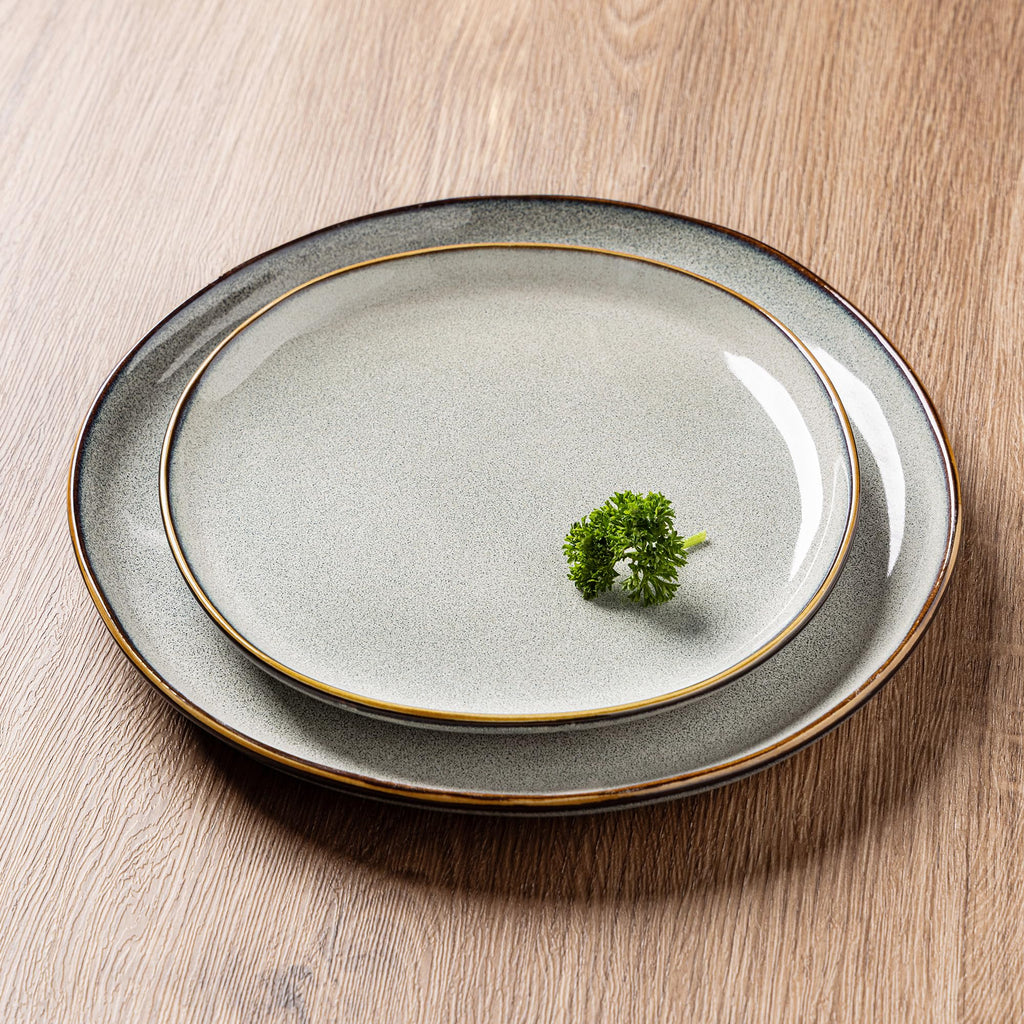 Ceramic Dinnerware Sets for 8, 24Pcs Plates and Bowls Sets Dishes