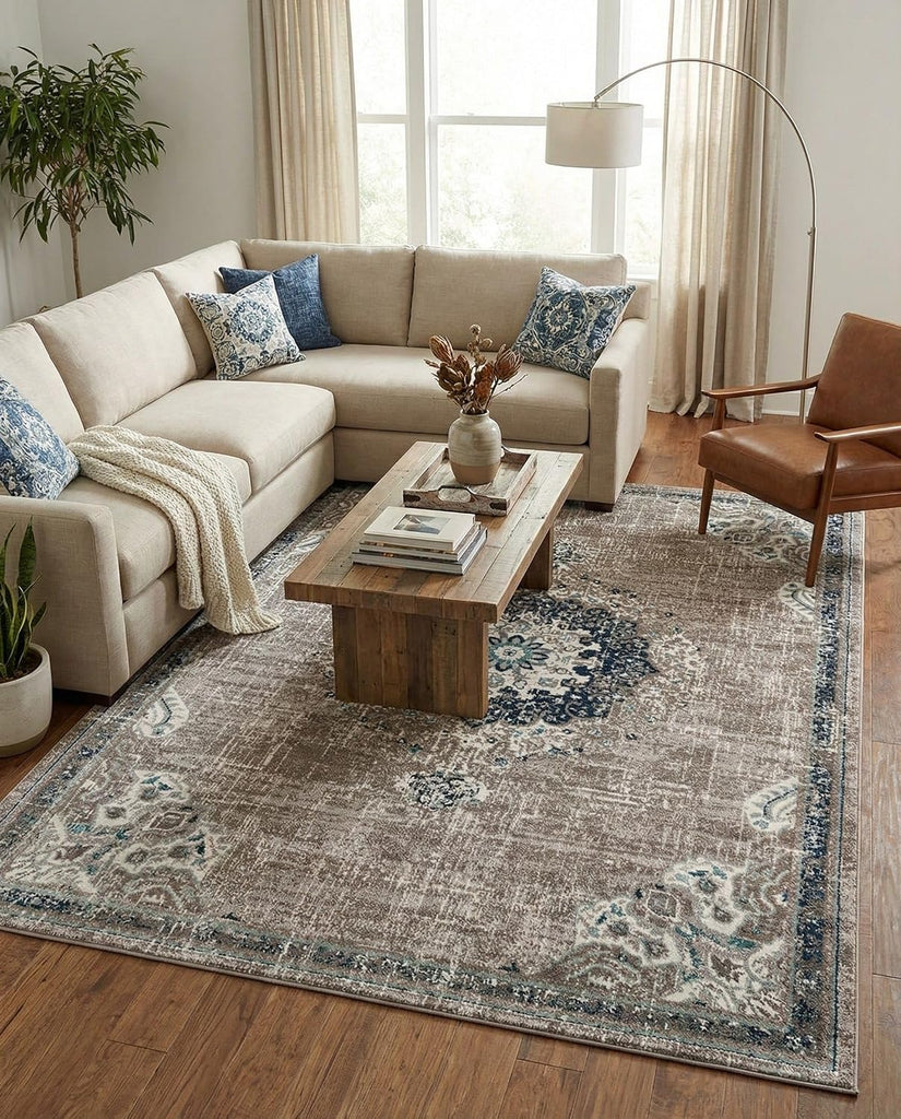 Madeline Rug - 10x14 Gray Medium-Pile Rug