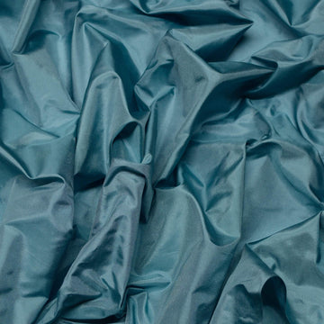 Sea Blue Tissue Taffeta Silk, 100% Silk Fabric, by The Yard, 44" Wide