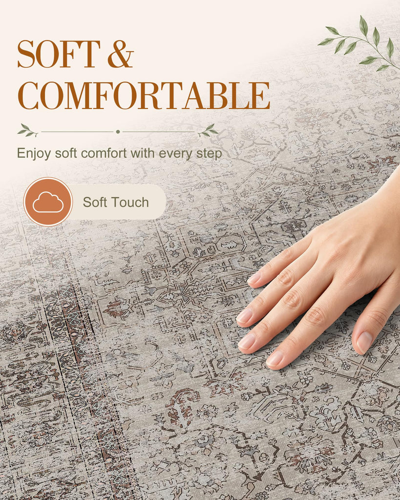 Washable Runner Rug, Soft Non Slip Carpet Kitchen