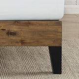 Tonja Wood Platform Bed Frame with Headboard, Mattress Foundation with Wood Slat Support, No Box Spring Needed
