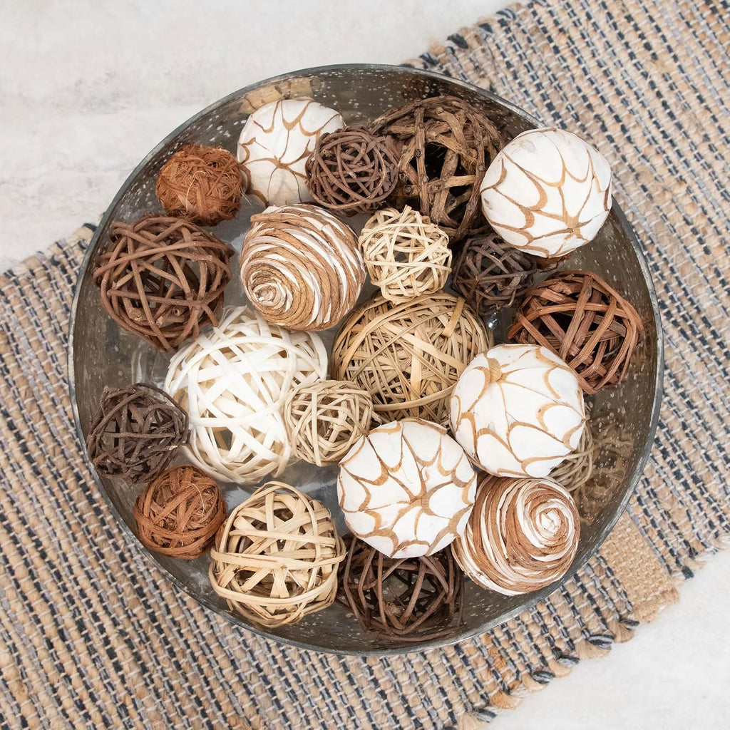 Decorative Balls Orbs Bag (Beige)