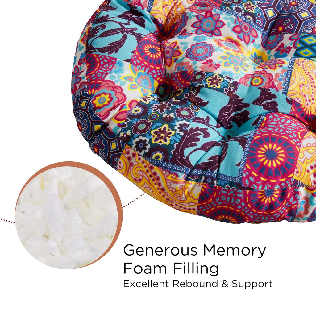 Round Floor Pillows, Large Boho Meditation Cushions Seat for Adults