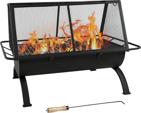 36-Inch Northland Steel Outdoor Fire Pit with Grill