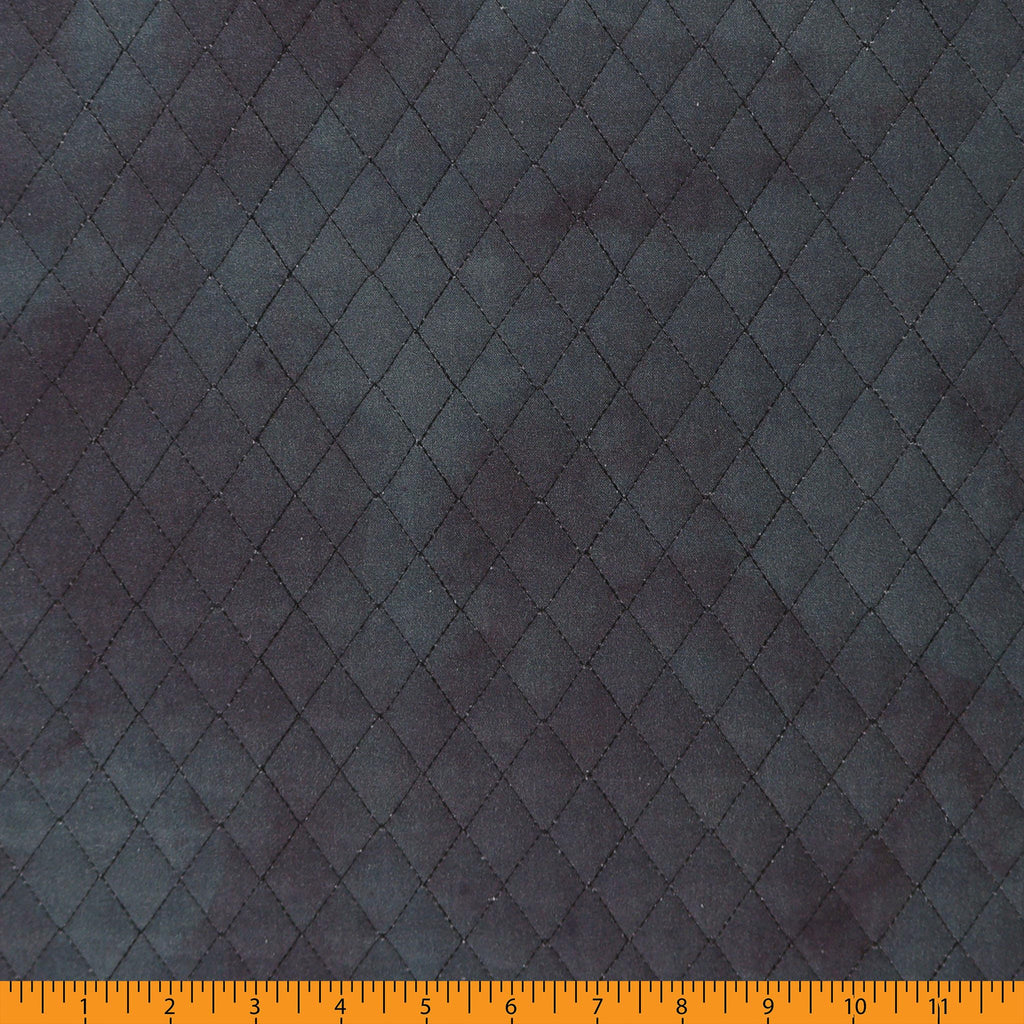 Double Faced Quilted Cotton, Mixed Vegetables Grey/Multi