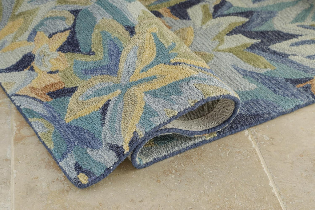 Avalonian Wool Area Rug 8' X 10' Blue