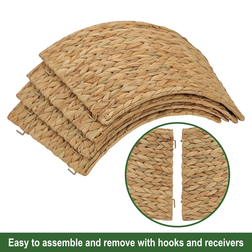 Rattan Christmas Tree Collar, Natural, 35 inch
