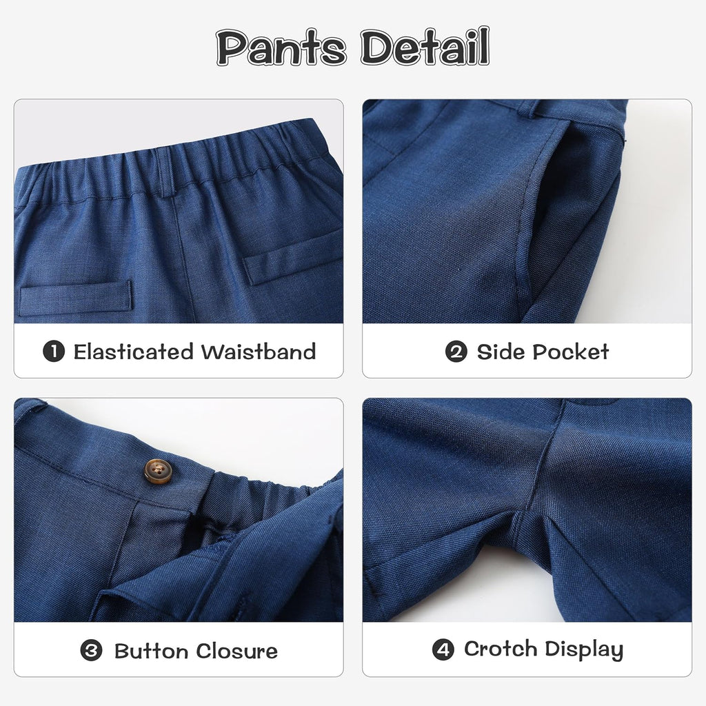 Boys Summer Beach Wedding Guest Ring Bearer Outfit