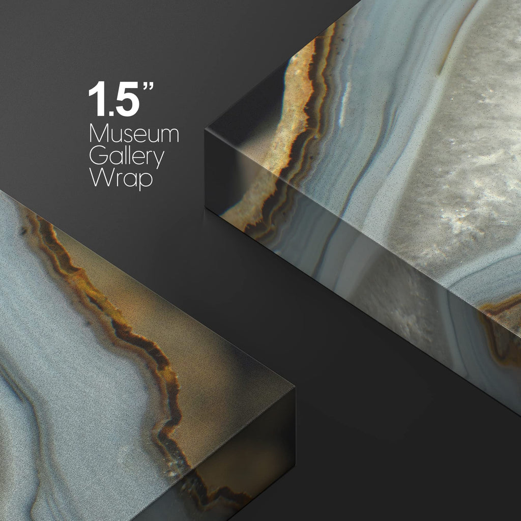 Abstract Agate Slice Pattern Gallery - Canvas Art Wall Art - 16"x24"