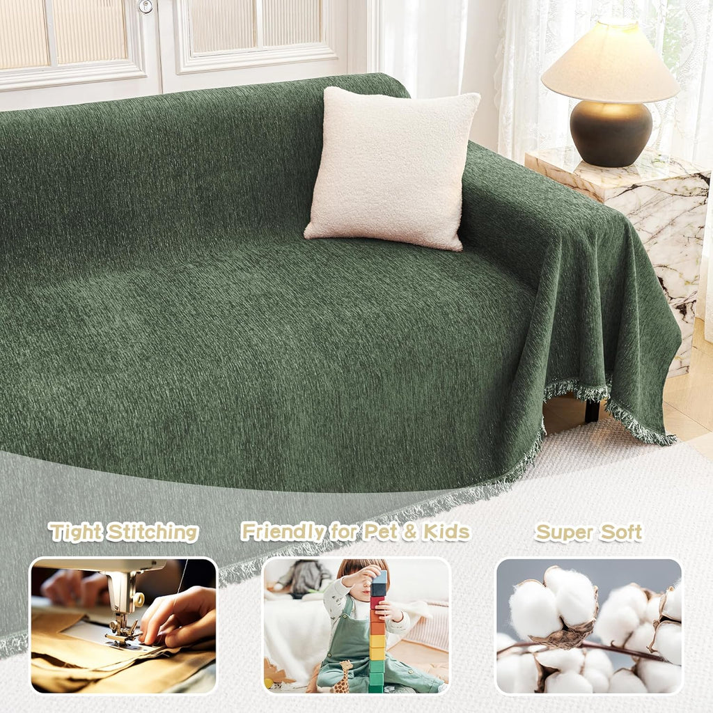 Chair Couch Cover Sectional Couch Covers for Pet Sofa Covers Non Slip Soft Couch Sofa Cover, Washable Furniture