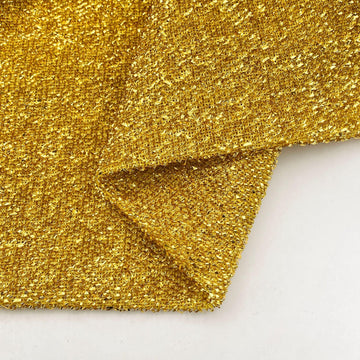 10Y Sparkling Tinsel Lurex Fabric by the Yard Stretch Metallic Glitter Lametta Shimmer Material 59" Wide 10 Yards