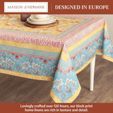 Table Cloth Rectangle Table 100% Cotton 60 x 90 Inches Tablecloth Reusable Decorative for Dining Kit