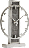 Bulova B1864 Streak Tabletop Clock, Aged Silver-Tone 2.63 x 12 x 16