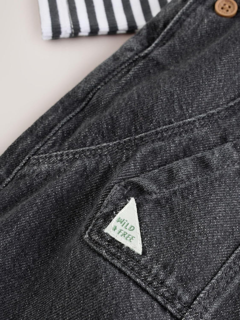 Baby Denim Dungarees and Bodysuit Set