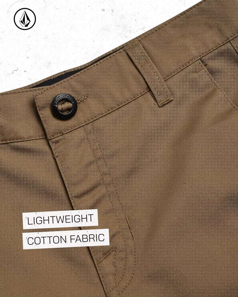 Boys Chino Shorts School Uniform Shorts for Boys with Button Closure