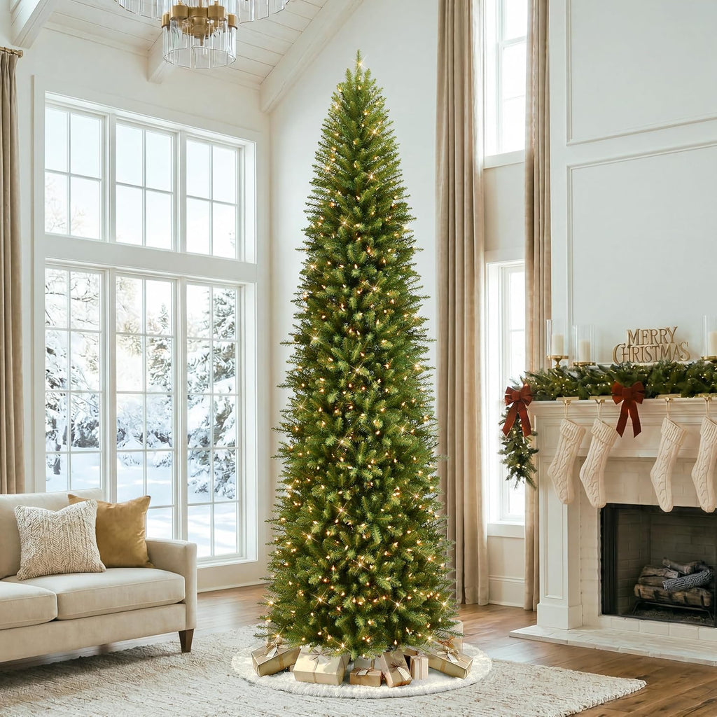 International 9ft Pre-Lit Fraser Fir Pencil Christmas Tree