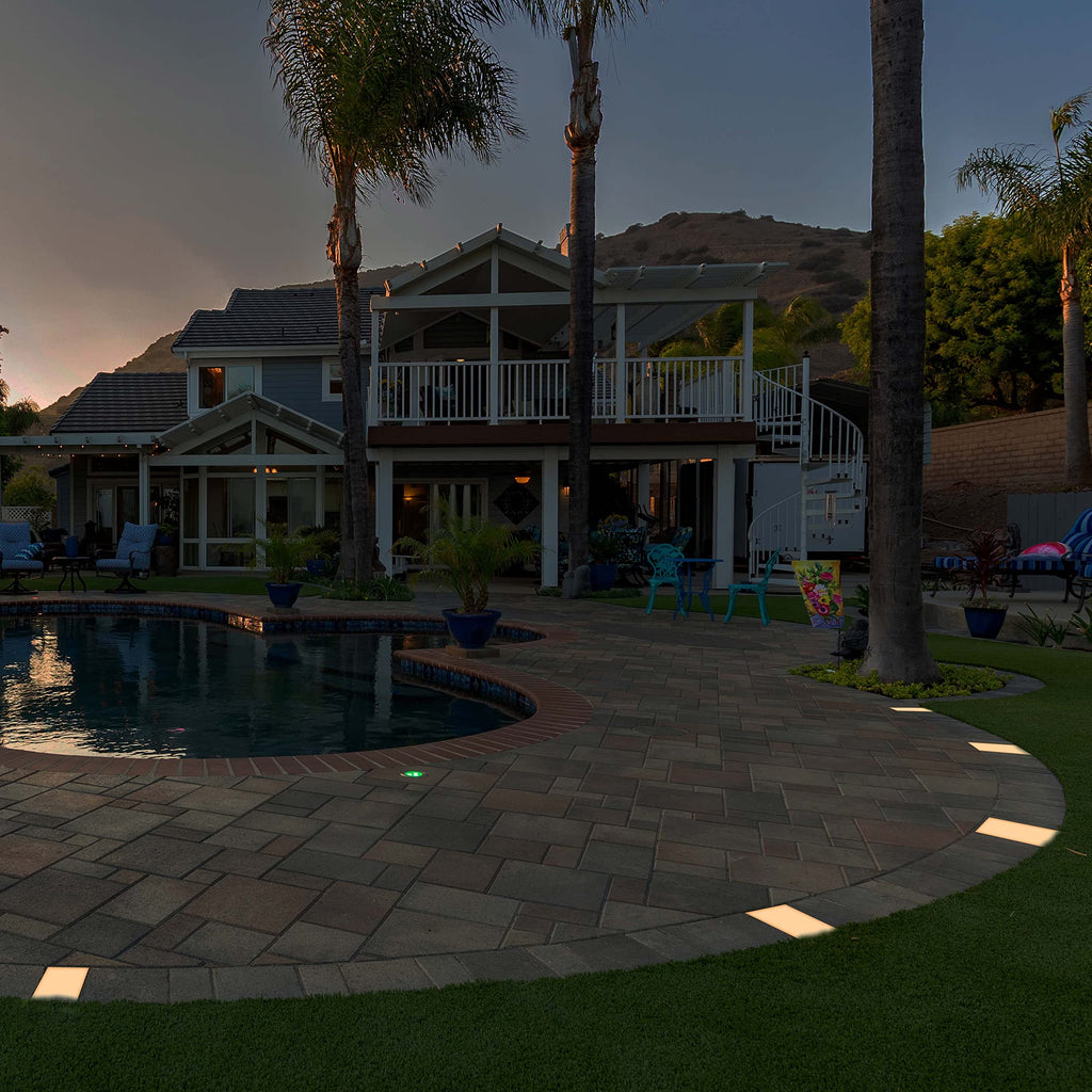 Paver Light 6X9 Inch (5.82 x 8.85 inches) 2700K, Brick Lighting for Pavers, Driveways, Pathways, Patios, Inground &
