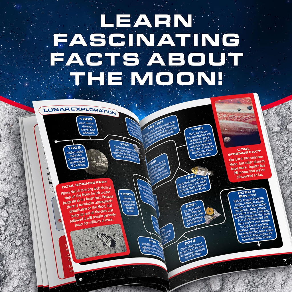 Paint Your Own Moon Lamp with 7 Color Changing Modes for Kids