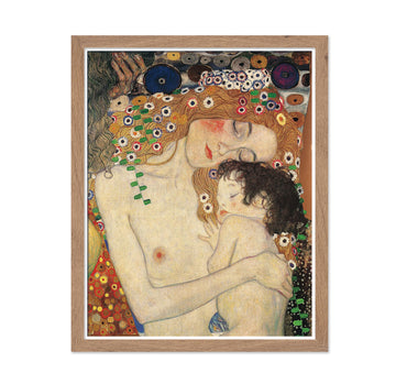 Art Vintage Illustration Poster - Retro Art Nouveau Print - Gift for Artist, Friend - Mother And Child, Baby, Family