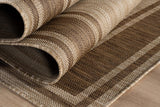 Outdoor Rug 5x7 Modern Bordered Area Rugs for Indoor and Outdoor Patio Deck Porch Garden Waterproof 