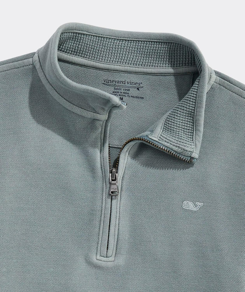 Boys' Coastline Garment Dyed Quarter Zip