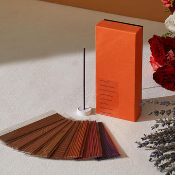 Mini Incense Sticks - Short 8-Scents Variety Set, 120 Natural Hand-Dipped Sticks (4" Long, 20-Min Burn) Clean-Burning - Set of 120