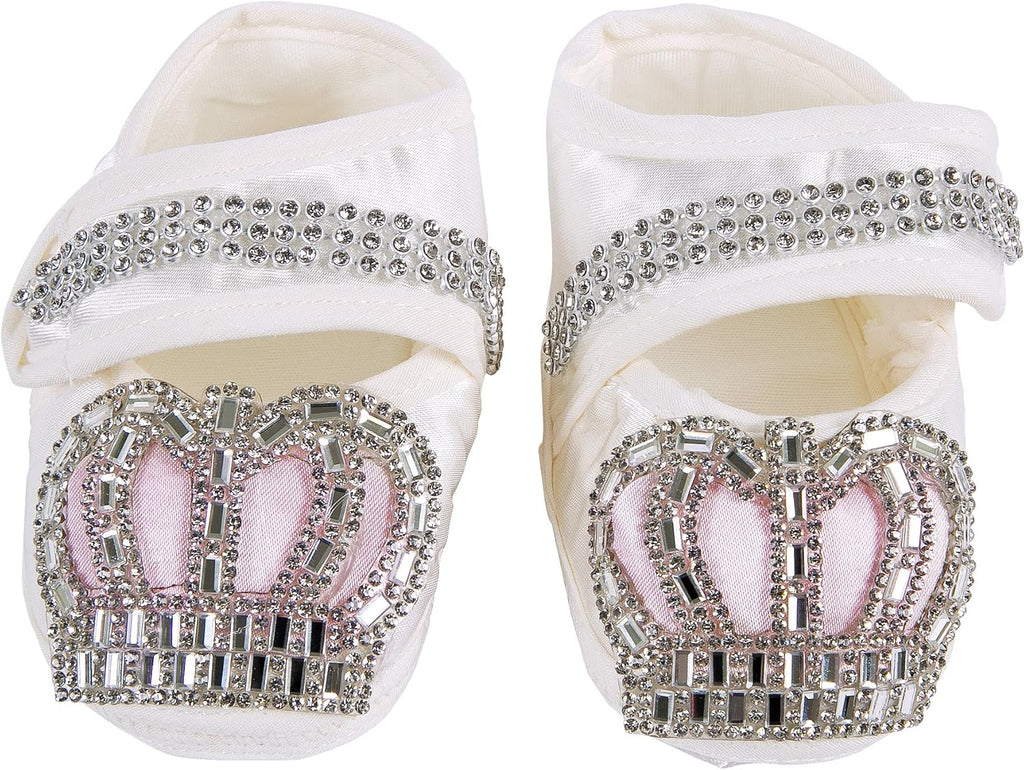 Baby Girl Jewels Crown Layette 4 Piece Gift Set Pink