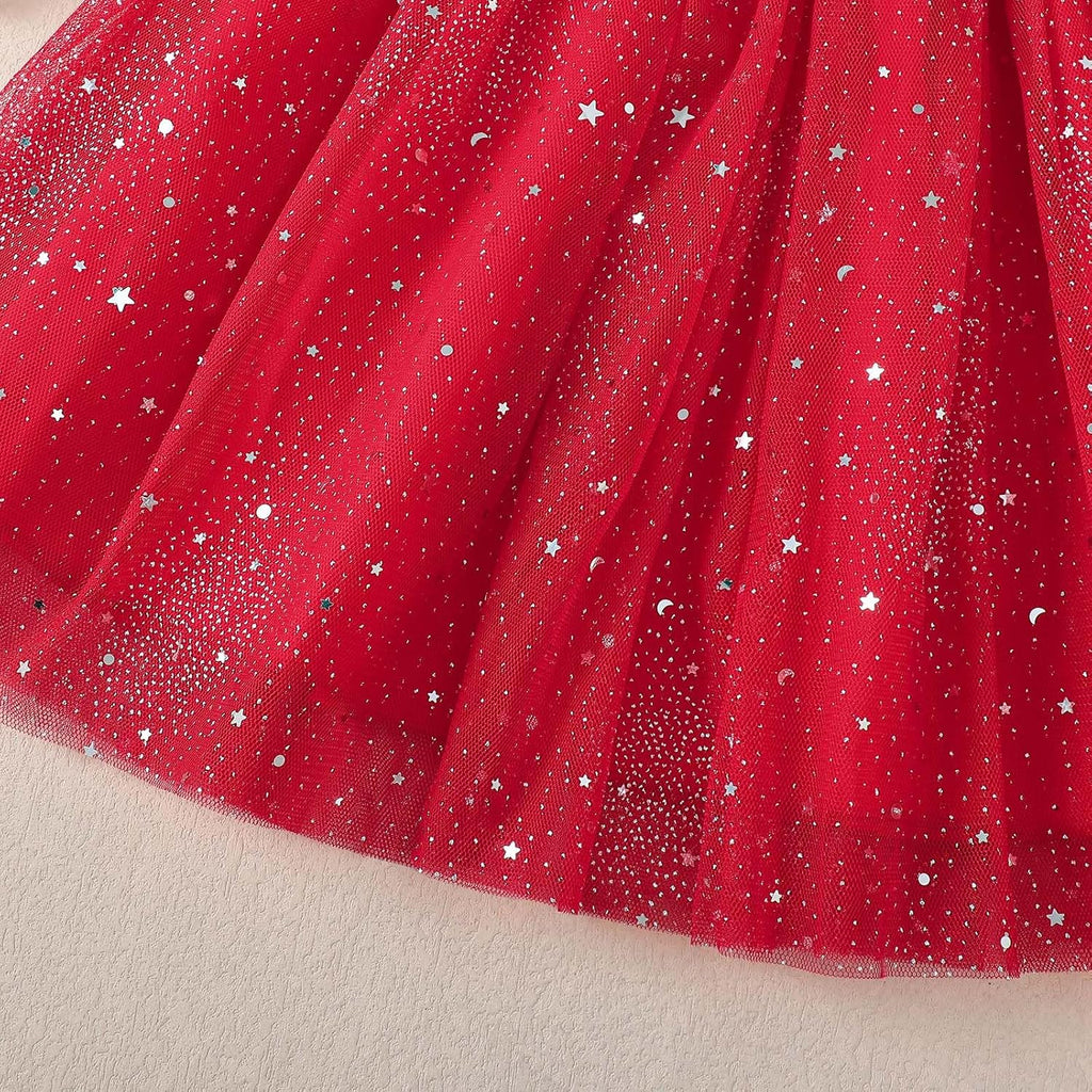 Ruffle Sleeveless Tulle Tutu Dress for Girls 2