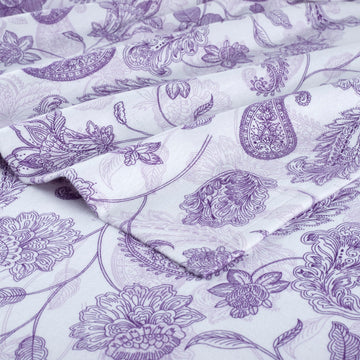 Paisley Court Brushed Cotton Flannel 2 pc Pillow Cases, King
