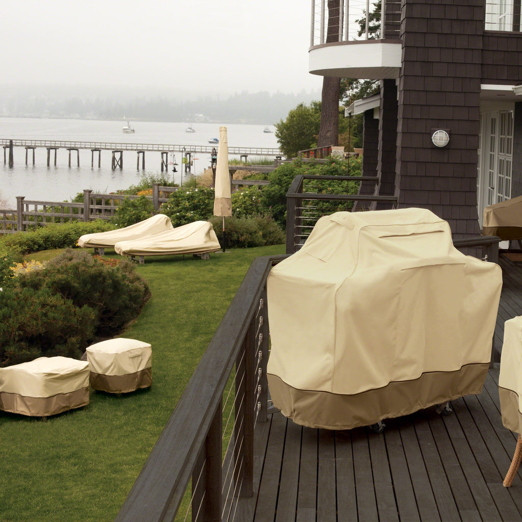 Veranda Water-Resistant 34 Inch Square Stand-Up Patio Heater Cover, Outdoor Heater Cover