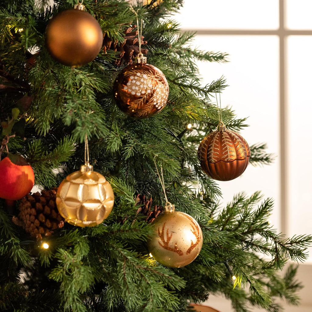 16ct Christmas Tree Decorations Ball Ornaments 3.15 Inches