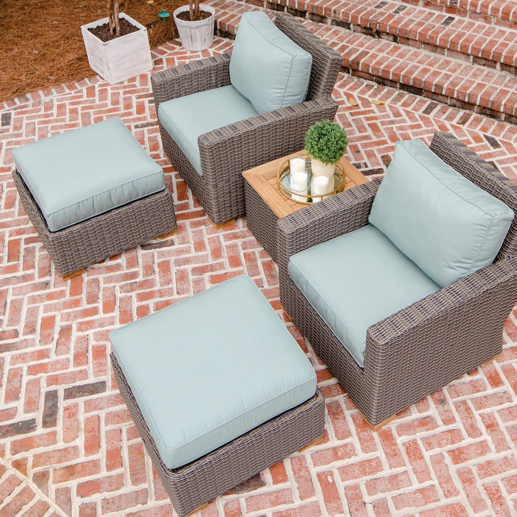 Sanibel Club Teak Chair, Navy