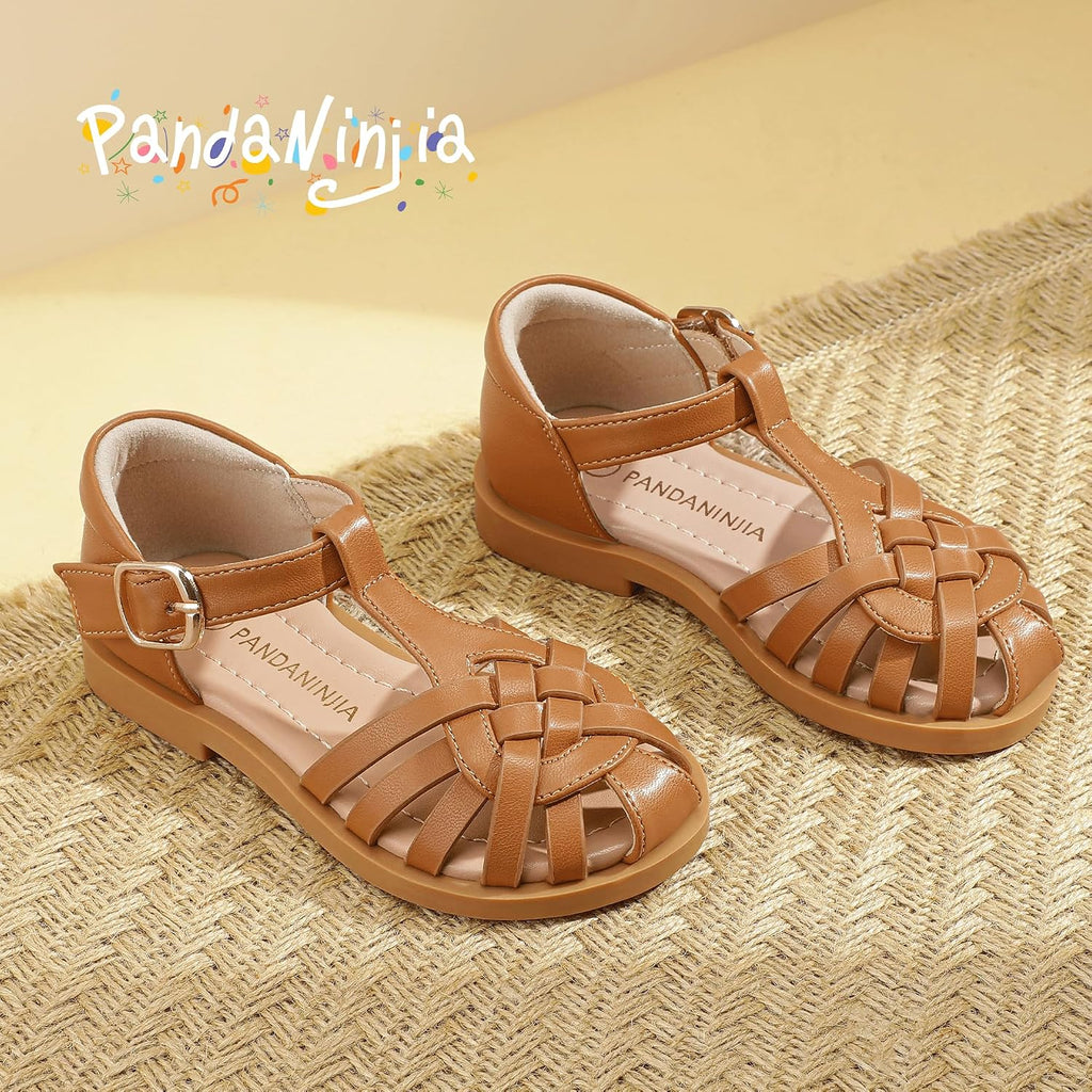 Toddler Girls Sandals T-Strap Dress Summer Shoes