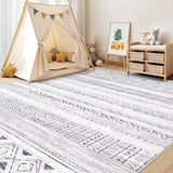5x7 Area Rug for Living Room, Washable Non-Slip Large Area Rug