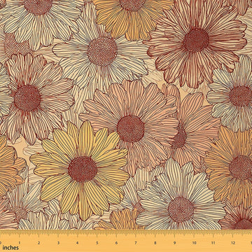 Daisy Upholstery Fabric by The Yard Soft 3 Yards