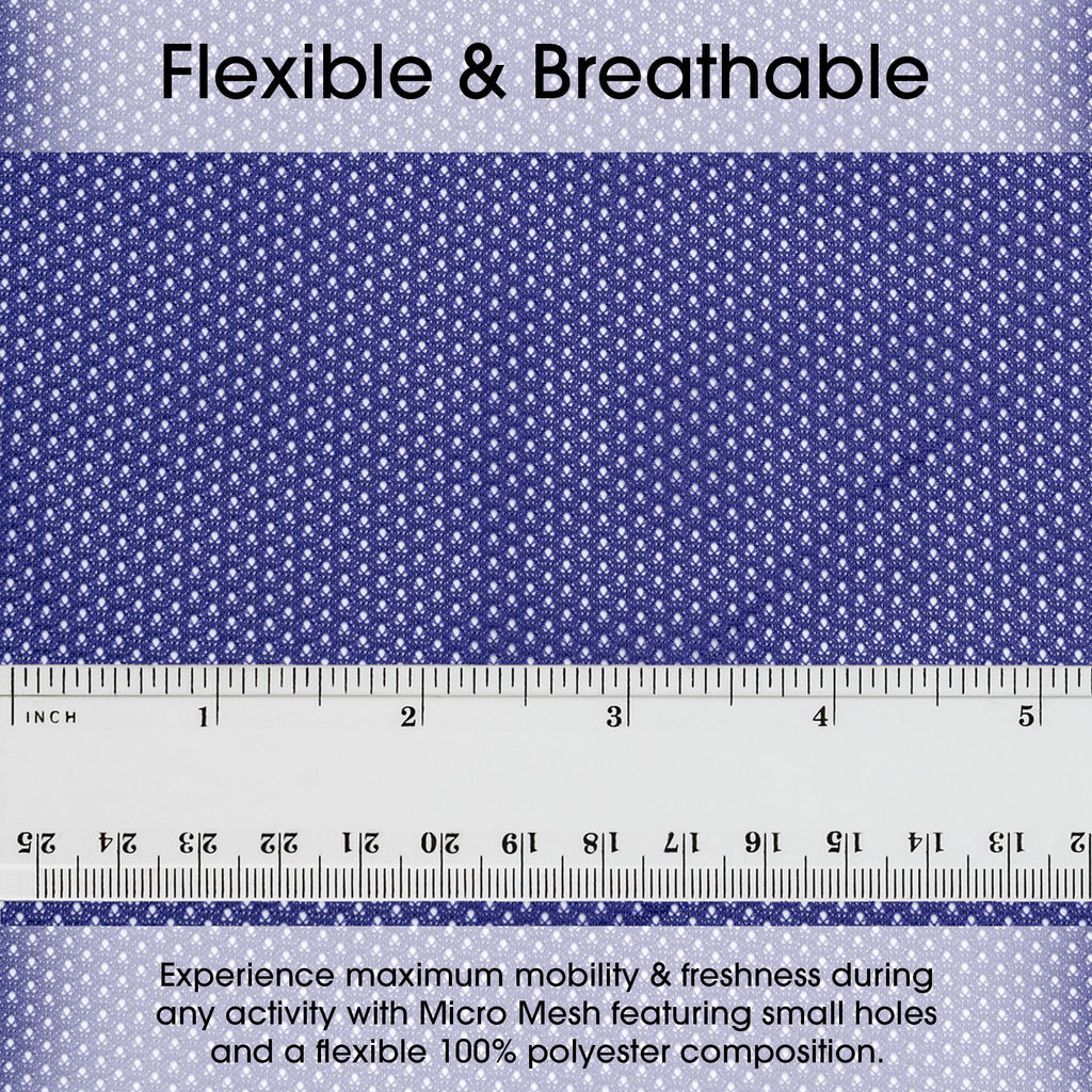 Textiles 3 Yard Bolt Purple Micro Mesh Athletic Jersey Fabric