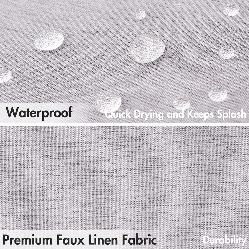72"x84" Extra Long Scalloped Linen Lavender