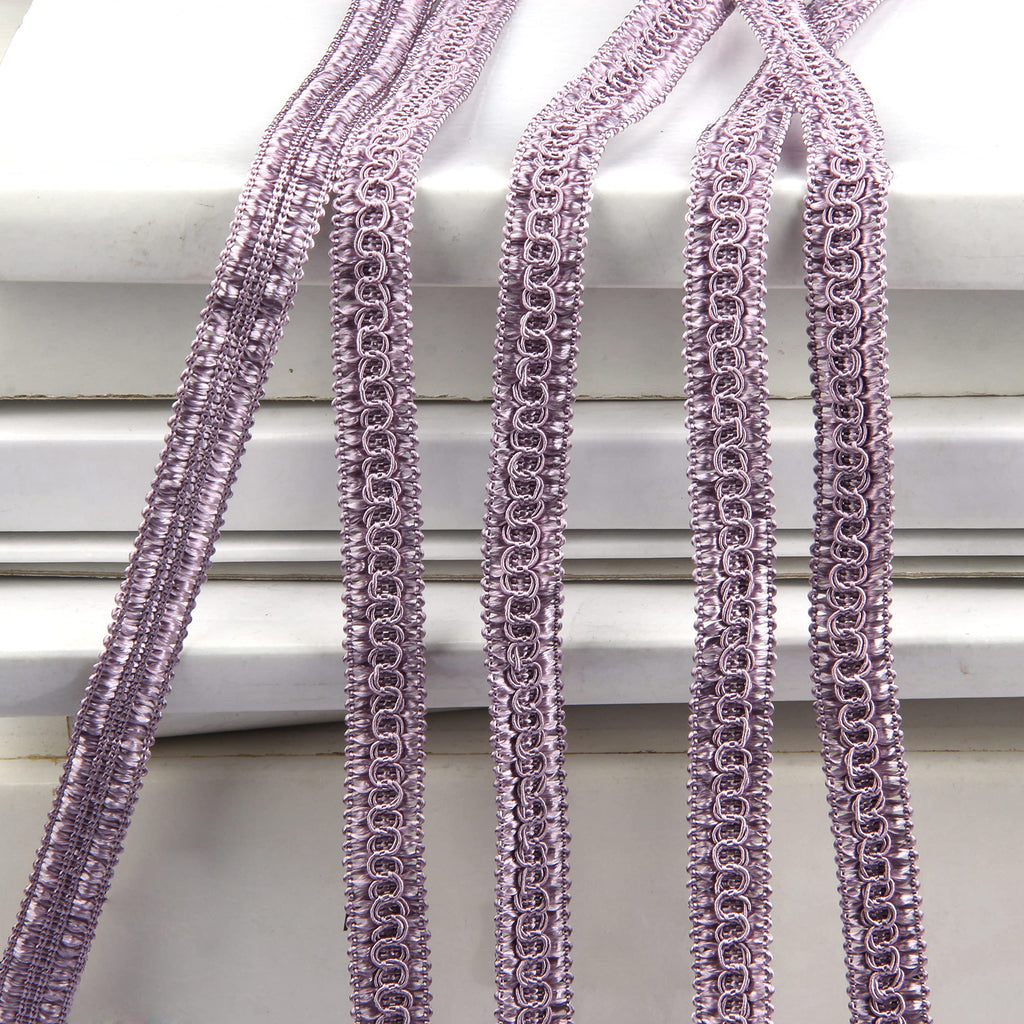 Handmade Basic Trim,0.59" Diameter Gimp Braid-Purple - 6.5 Yard