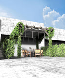 10 X 12 FT Wood Pergola, Solid Structure, Retractable Shade Canopy, Outdoor Wooden Pergola