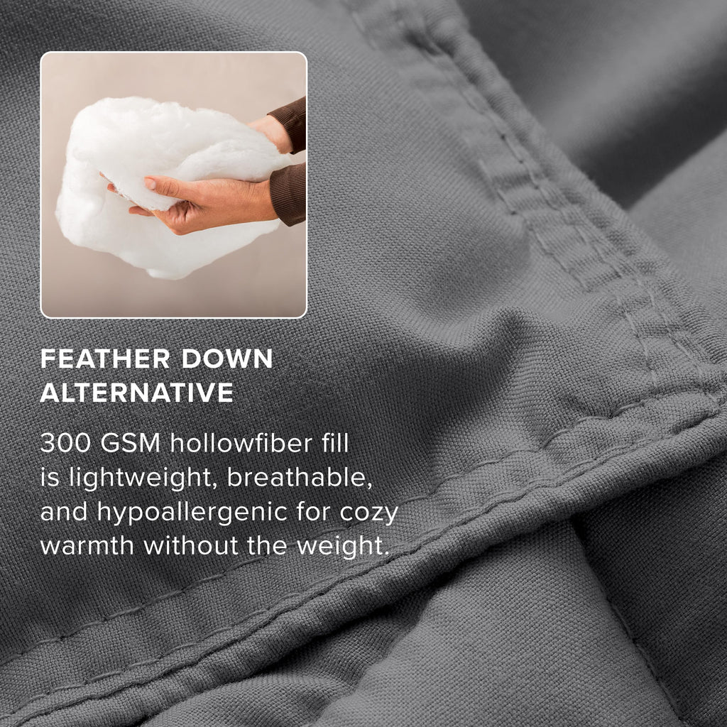 Comforter Set - 1800 Ultra Soft (Grey)
